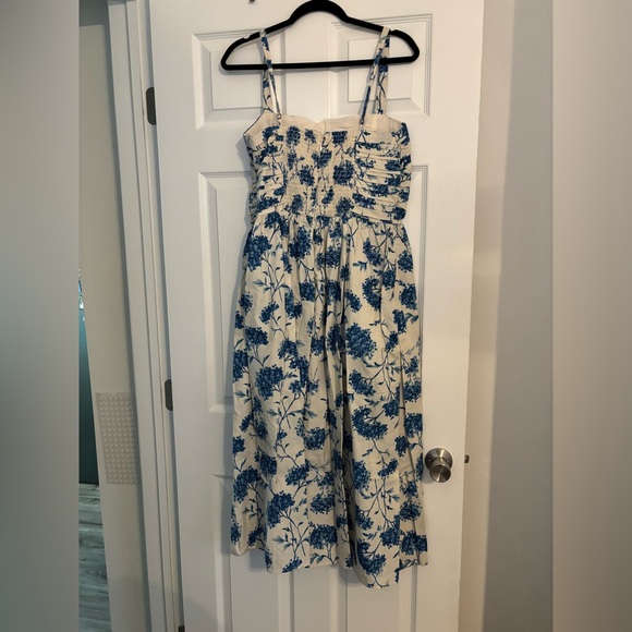 Abercrombie & Fitch Blue Floral Dress - Picture 4 of 5